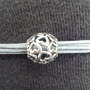 Pandora hallow heart charm